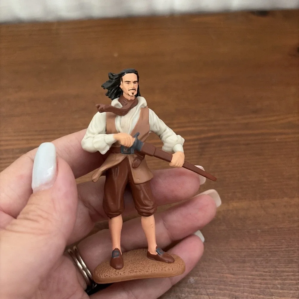 Jack Sparrow & Will Turner Figures Cake Toppers Disney Pirates of the Caribbean